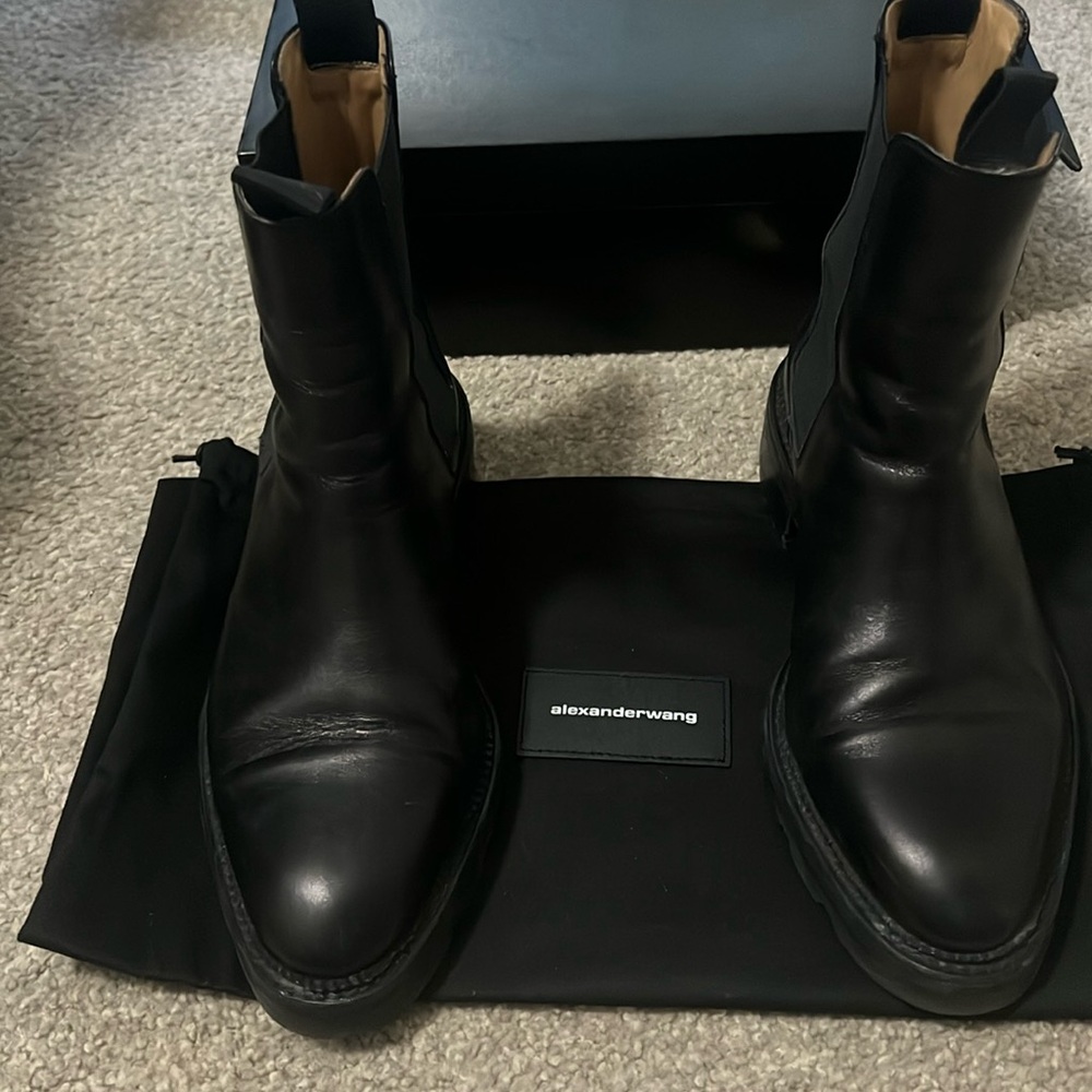 Alexander Wang leather boots
